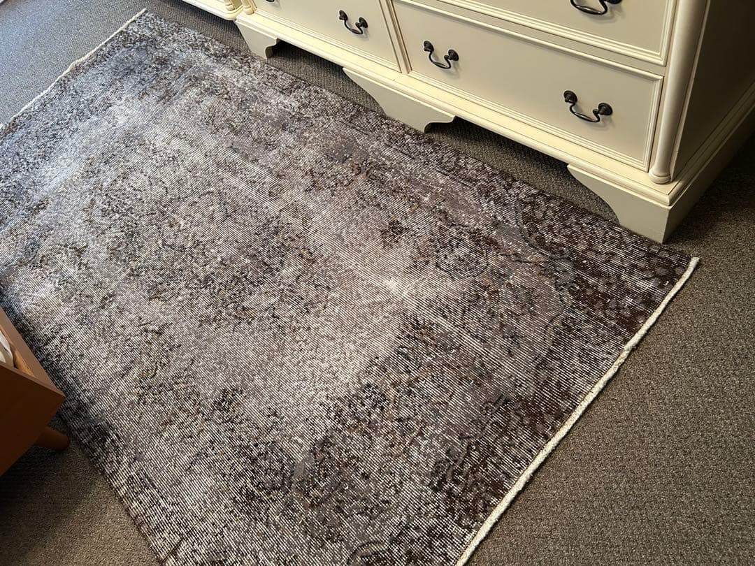 ヴィンテージラグ　トルコ　オーバーダイ110×210