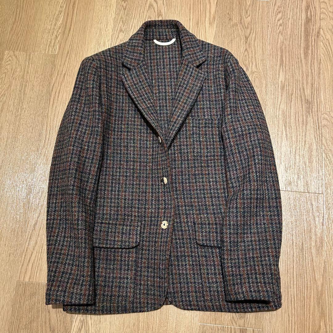 【美品】DE BONNE FACTURE ハリスツイードジャケット フランス製