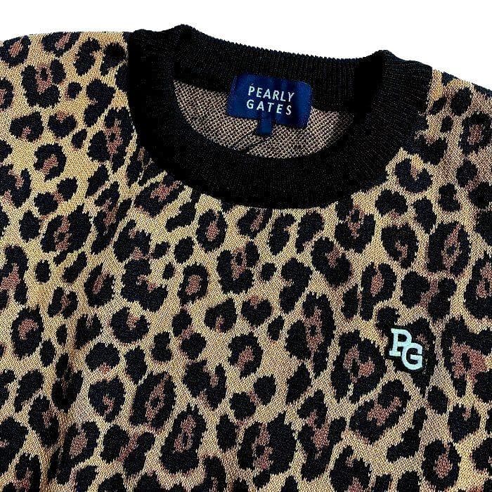 パーリーゲイツ ゴルフ 日本製 ボーダー柄 ニット プルオーバー 長袖 ウェア