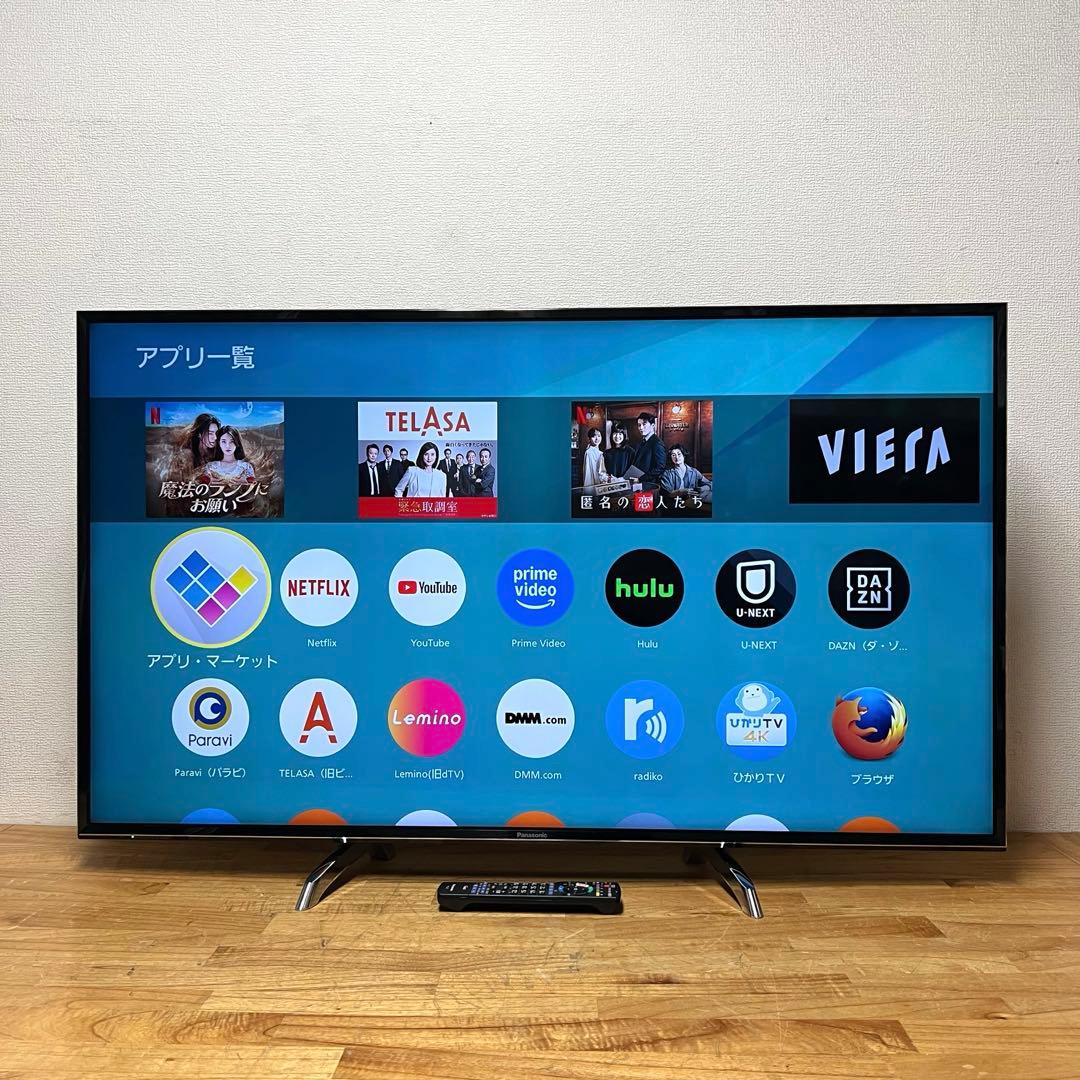 パナソニック 55V型 4K 液晶テレビ スマートビエラ TH-55DX750