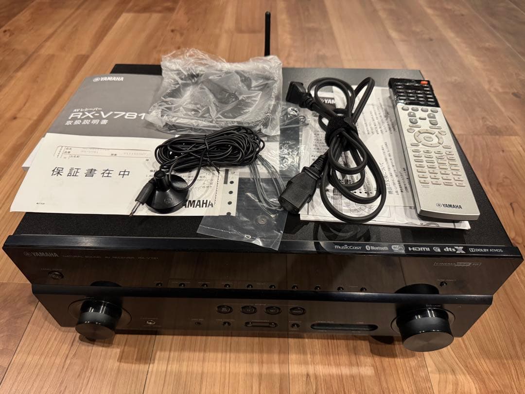 AVアンプ 美品YAMAHA RX-V781 付属品あり