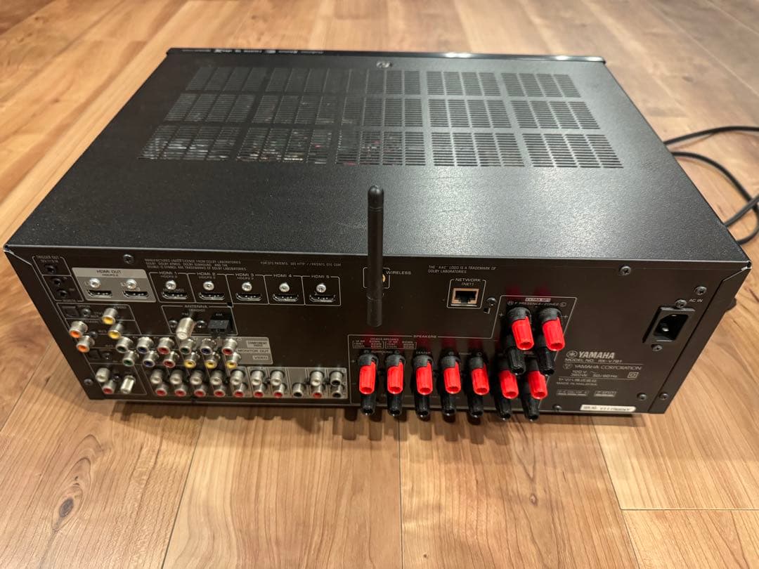 AVアンプ 美品YAMAHA RX-V781 付属品あり