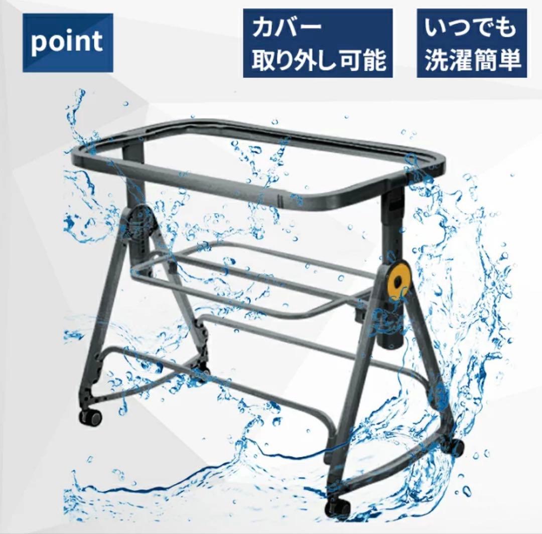 〈直接お渡し〉カーキ ベビーベッド 2025年モデル