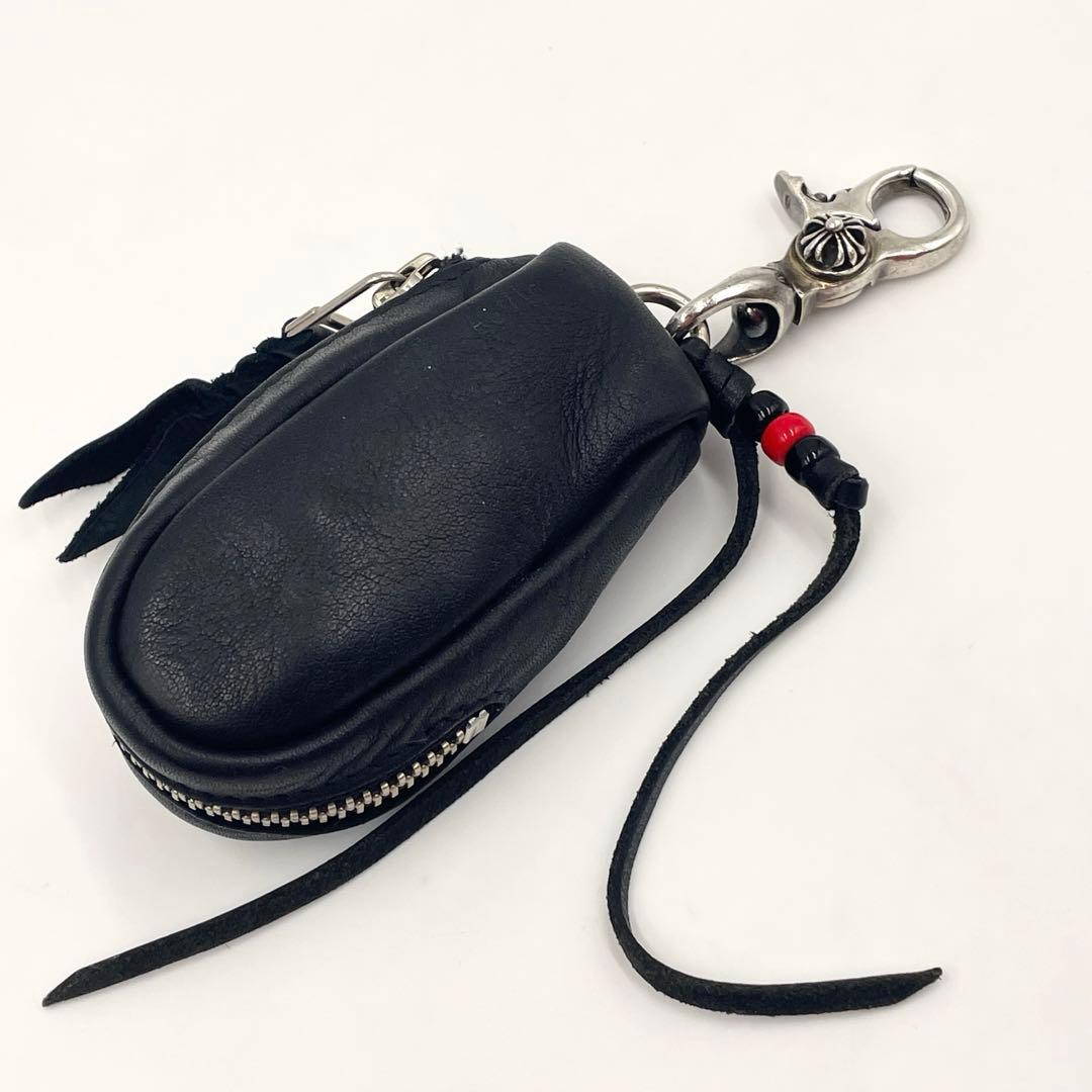 美品✨REDMOONキーケース キーフォルダー グローブレザー メダル ブラック