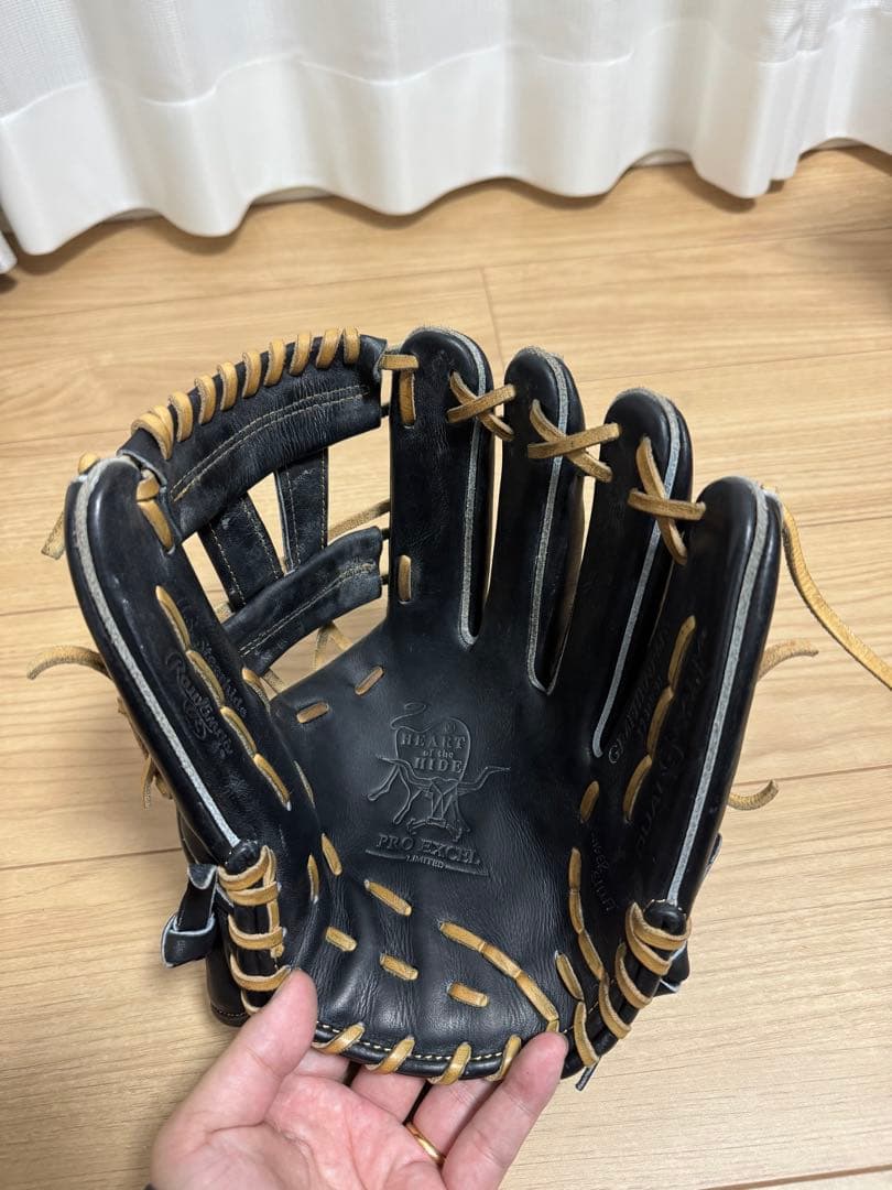 【美品】ローリングス 軟式内野グローブ HOH PRO EXCEL