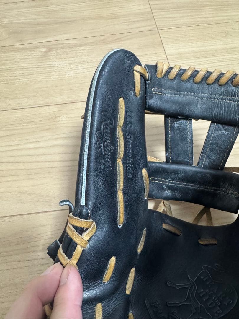 【美品】ローリングス 軟式内野グローブ HOH PRO EXCEL