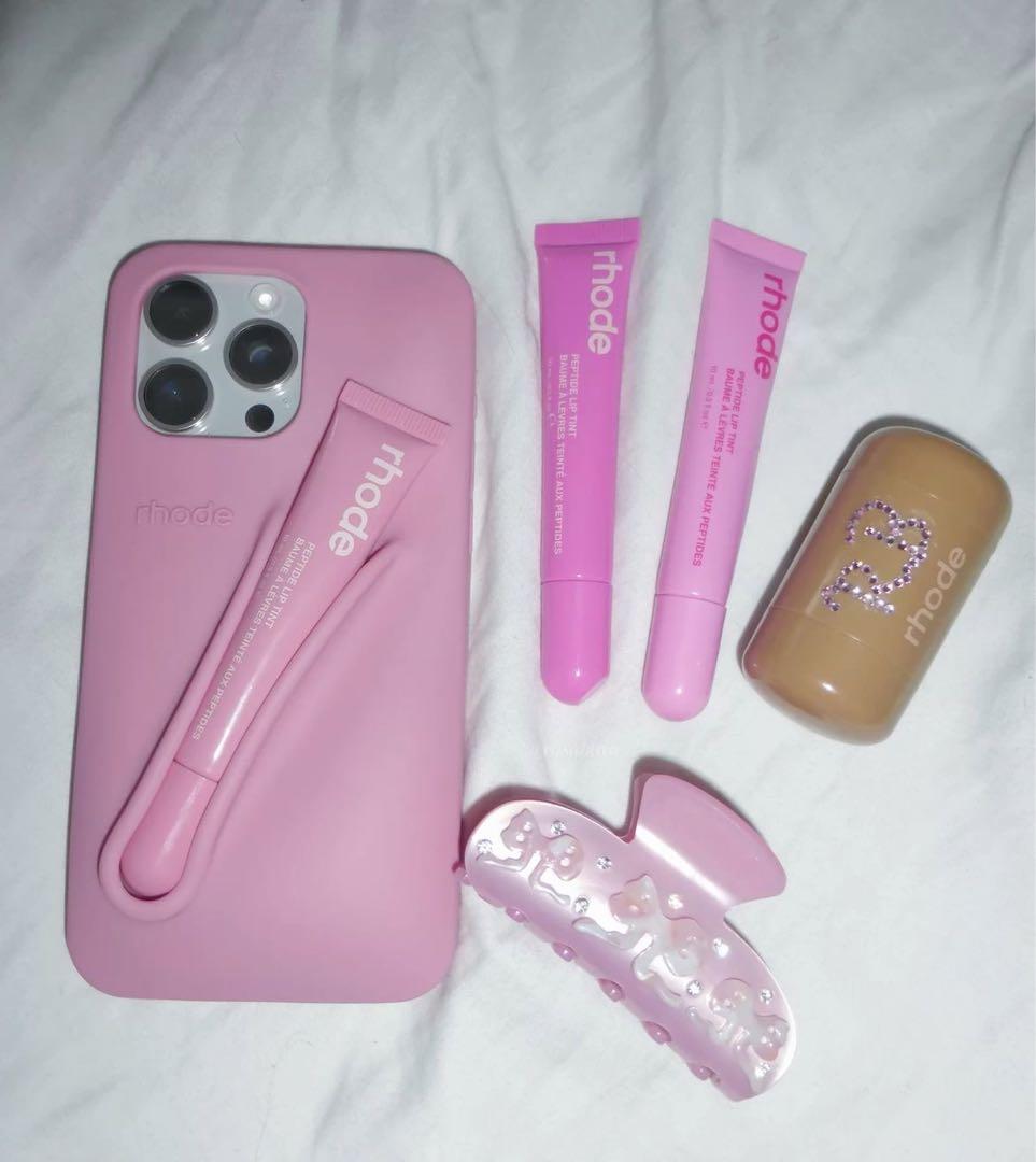 【らぶ】rhode ribbonケースshortcakeリップ