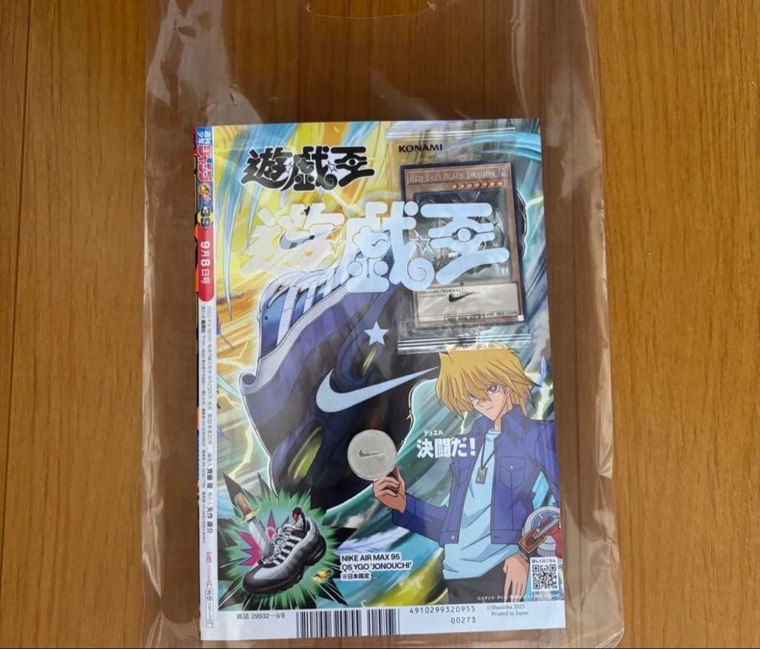 Nike × 遊戯王 コラボカード レッドアイズ・ブラックドラゴン エアマッスル