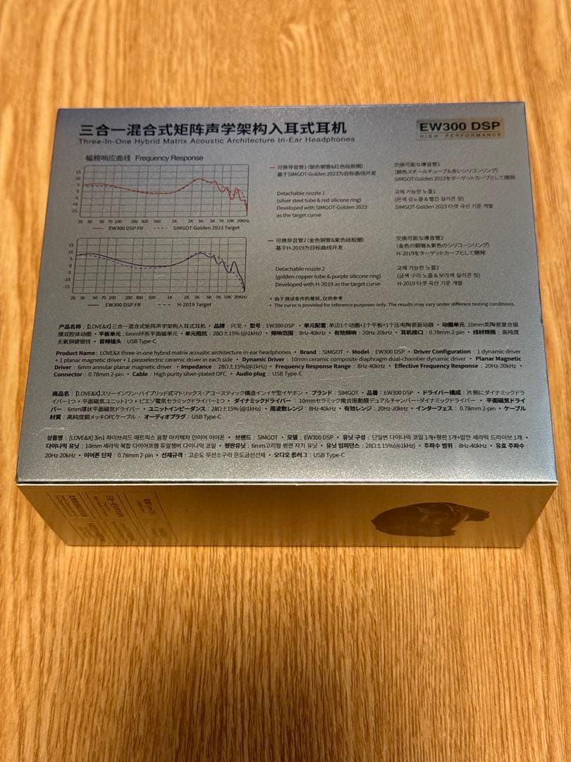 SIMGOT EW300 DSP 有線イヤホン