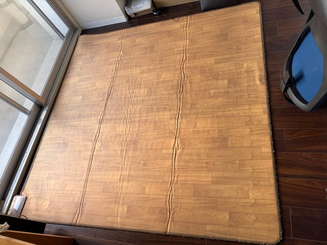 [山善] フローリング調ホットカーペット(2畳タイプ)