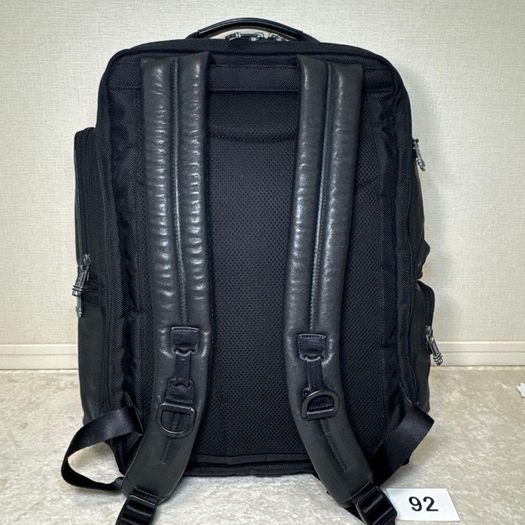 92 美品　トゥミ　TUMI リュック　オールレザー　92382DH2