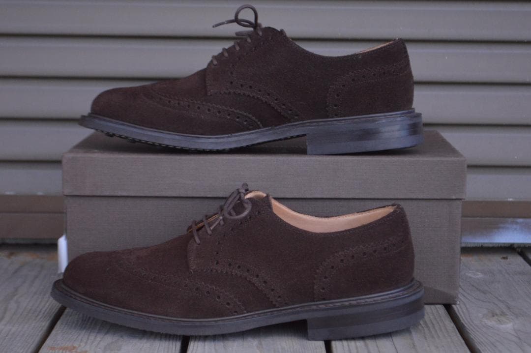 着用1回　CHURCH'S　NEWARK　65F　ダークブラウン　103ラスト