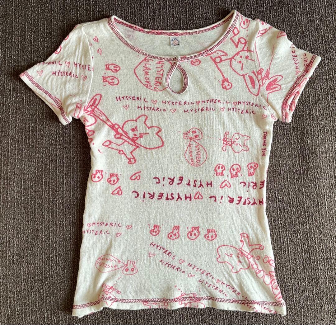 初期　ヒステリックグラマー　落書きウサギ　Tシャツ