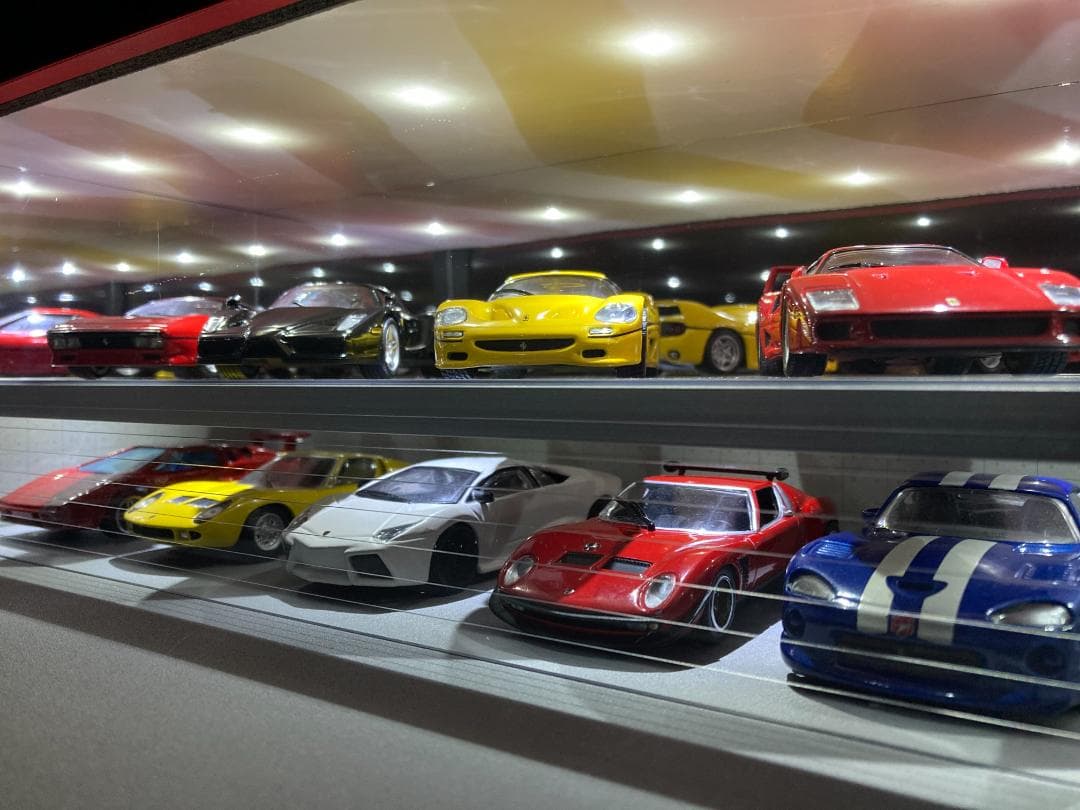 ミニカー用ジオラマ：1/43カーディーラーⅢ／ROUTE66仕様