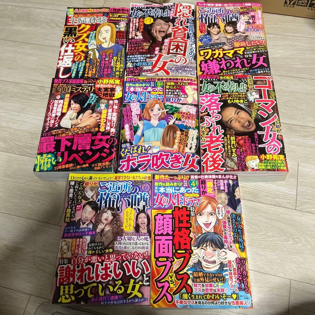 女性漫画 レディースコミック　平成28年5冊　29年3冊