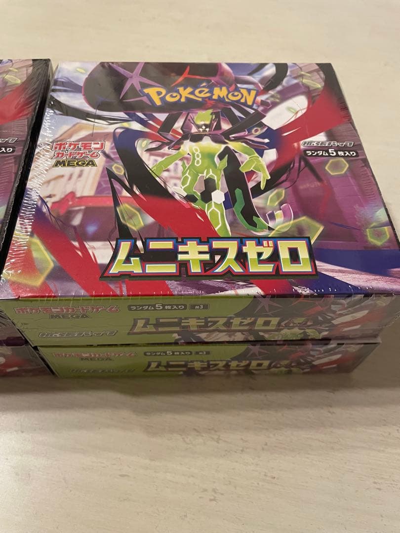 ポケモンカードゲーム ムニキスゼロ 新品未開封シュリンク付4BOX