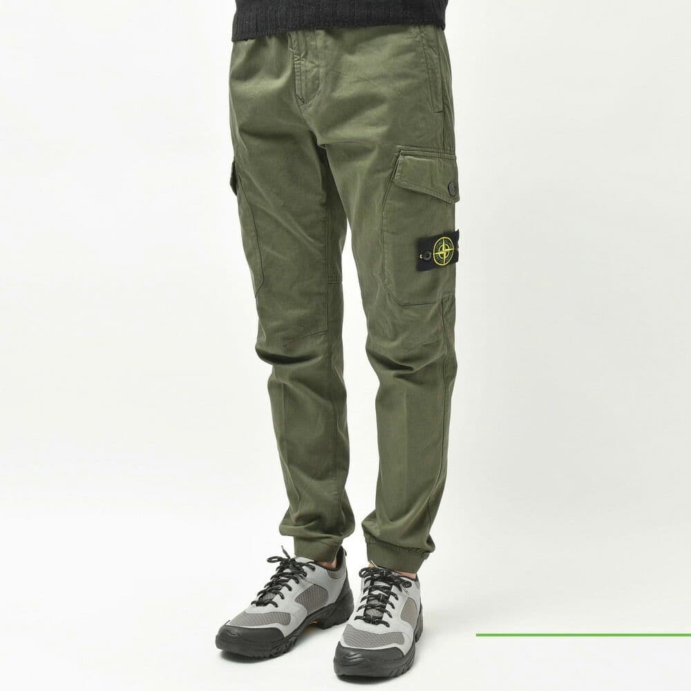 【ちゃん様】STONE  カーゴパンツ カーキ ジョガーパンツ