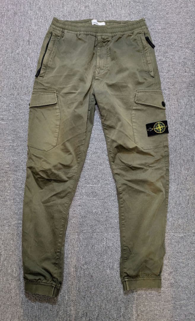 【ちゃん様】STONE  カーゴパンツ カーキ ジョガーパンツ