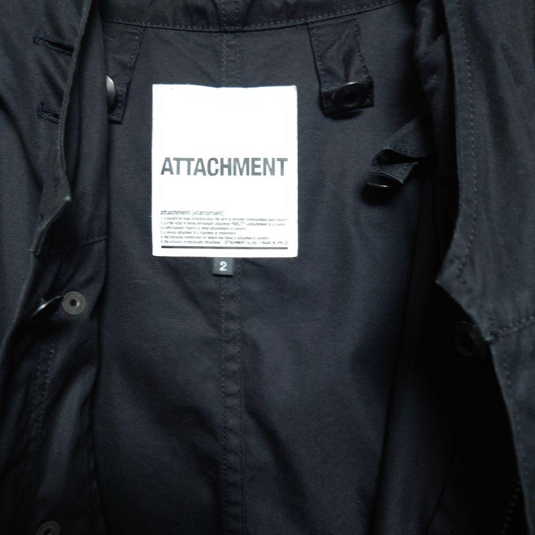 アタッチメント ライナー付きモッズコート黒