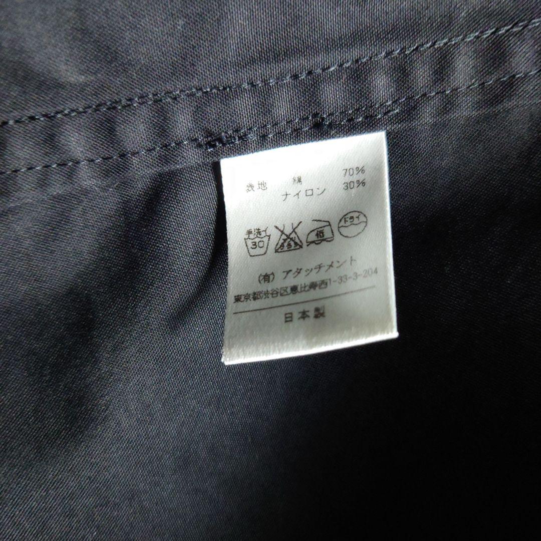 アタッチメント ライナー付きモッズコート黒