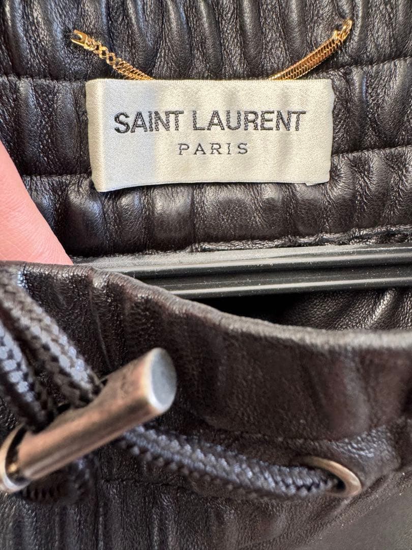 Saint Laurent レザーパンツ