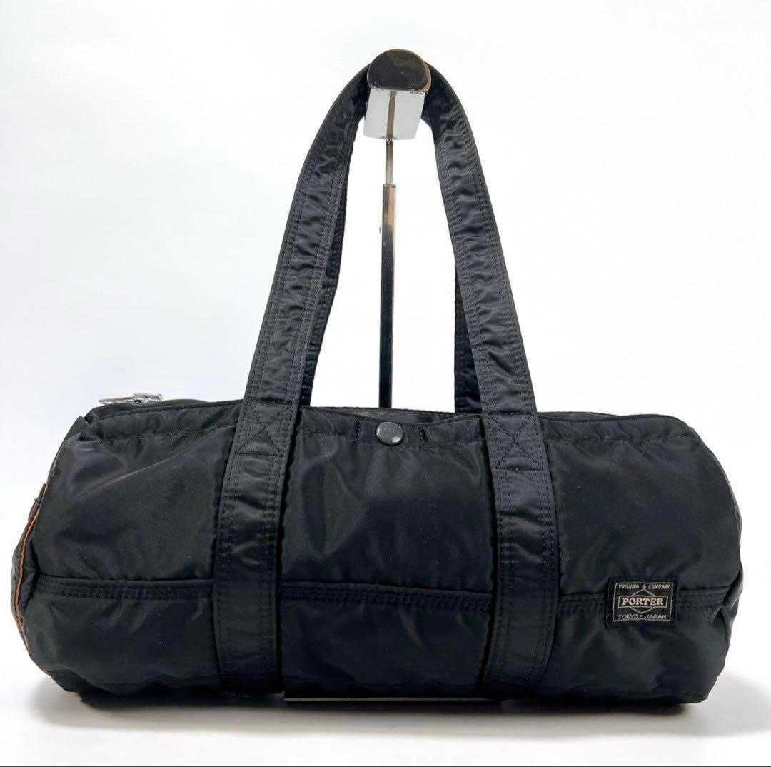 PORTER タンカー ダッフルバッグ ミニボストン S ブラック