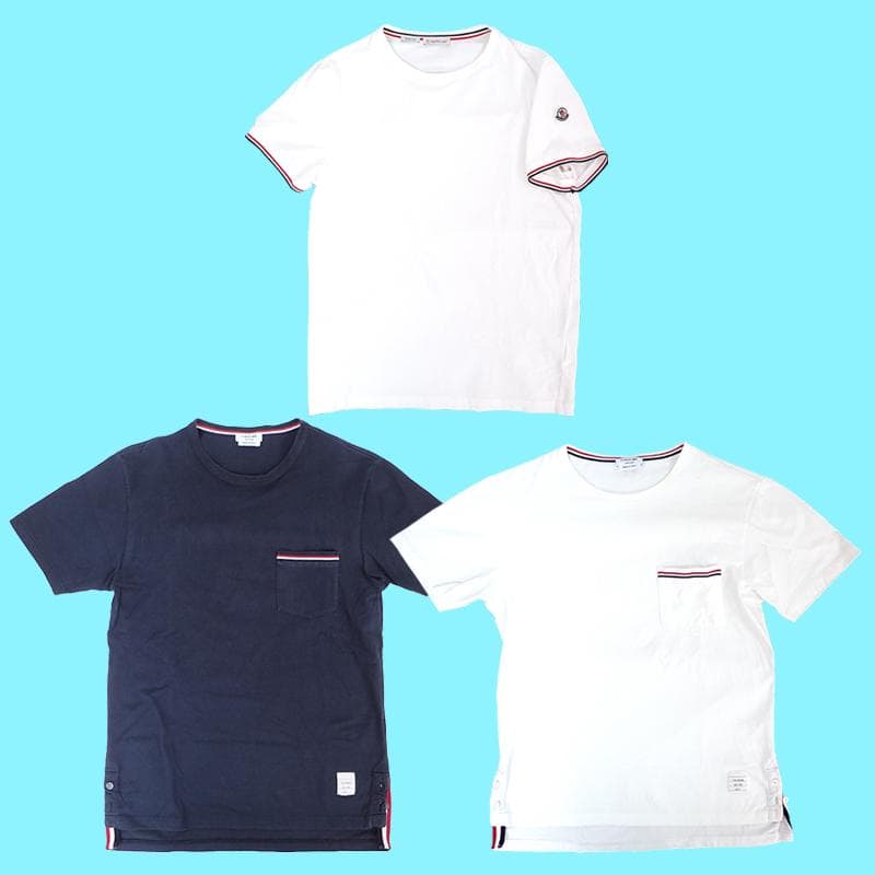 ★723 モンクレール トムブラウン Tシャツ 3着セット S