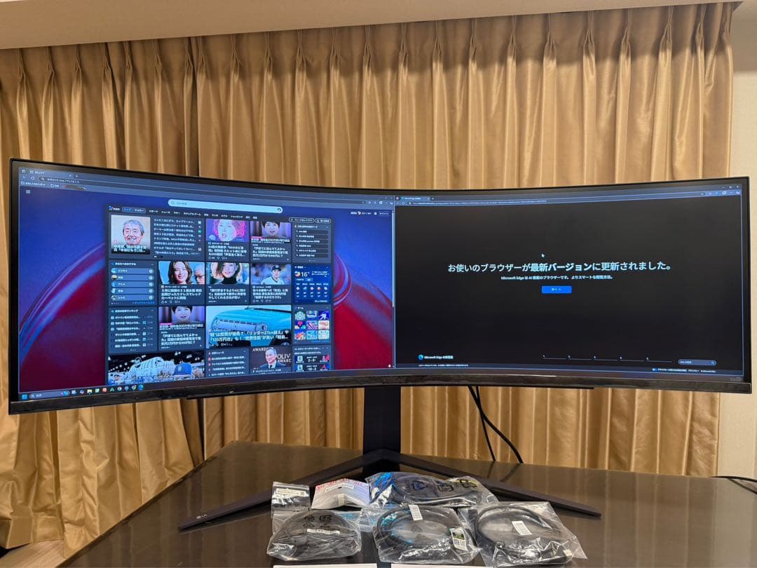 LG ゲーミングモニタ UltraGear 48.8インチDQHD【送料込】