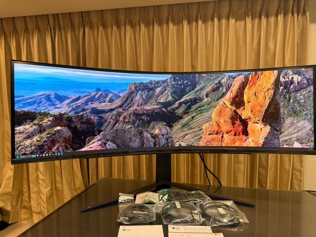 LG ゲーミングモニタ UltraGear 48.8インチDQHD【送料込】