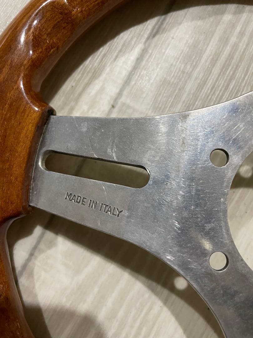 と*ら様 当時物？ウッドステアリング 28パイ