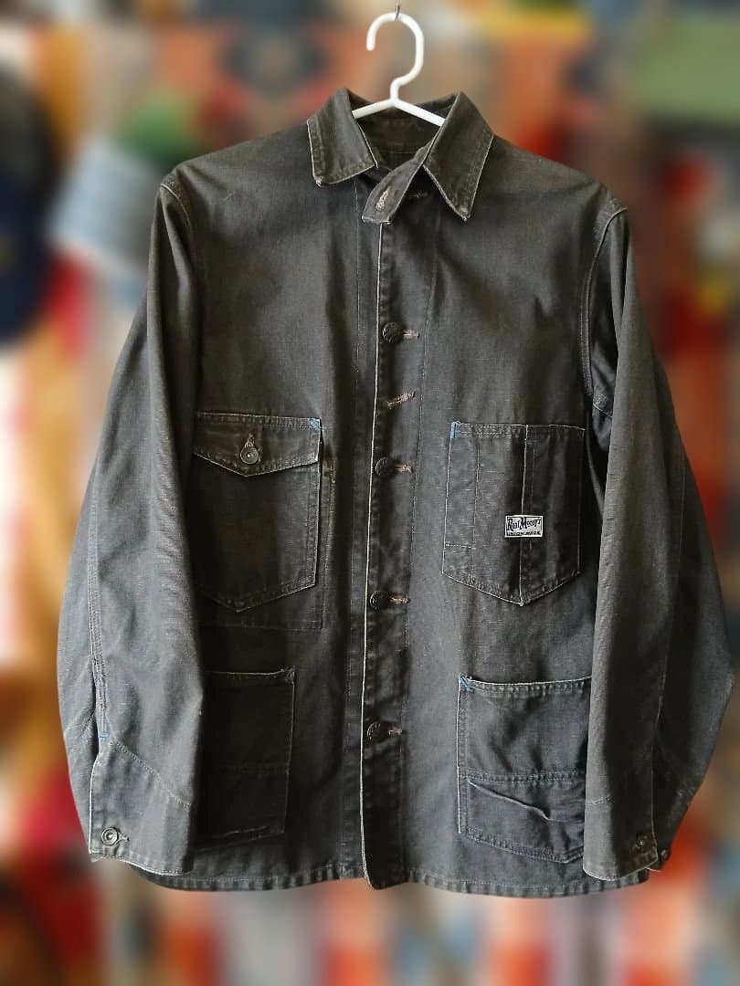 リアルマッコイ ブラック カバーオール