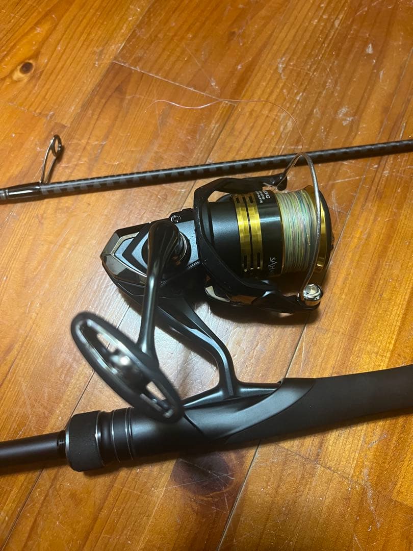 シマノ　23ディアルーナs76m サハラc3000hg シーバスロッド