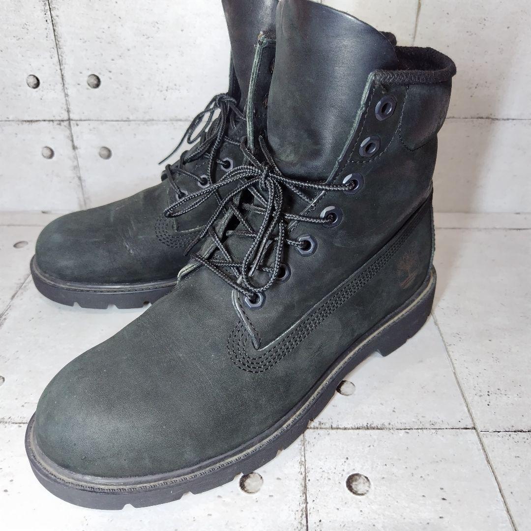 ティンバーランド 10042 6インチブーツ 黒 ブラック ヌバック 8W