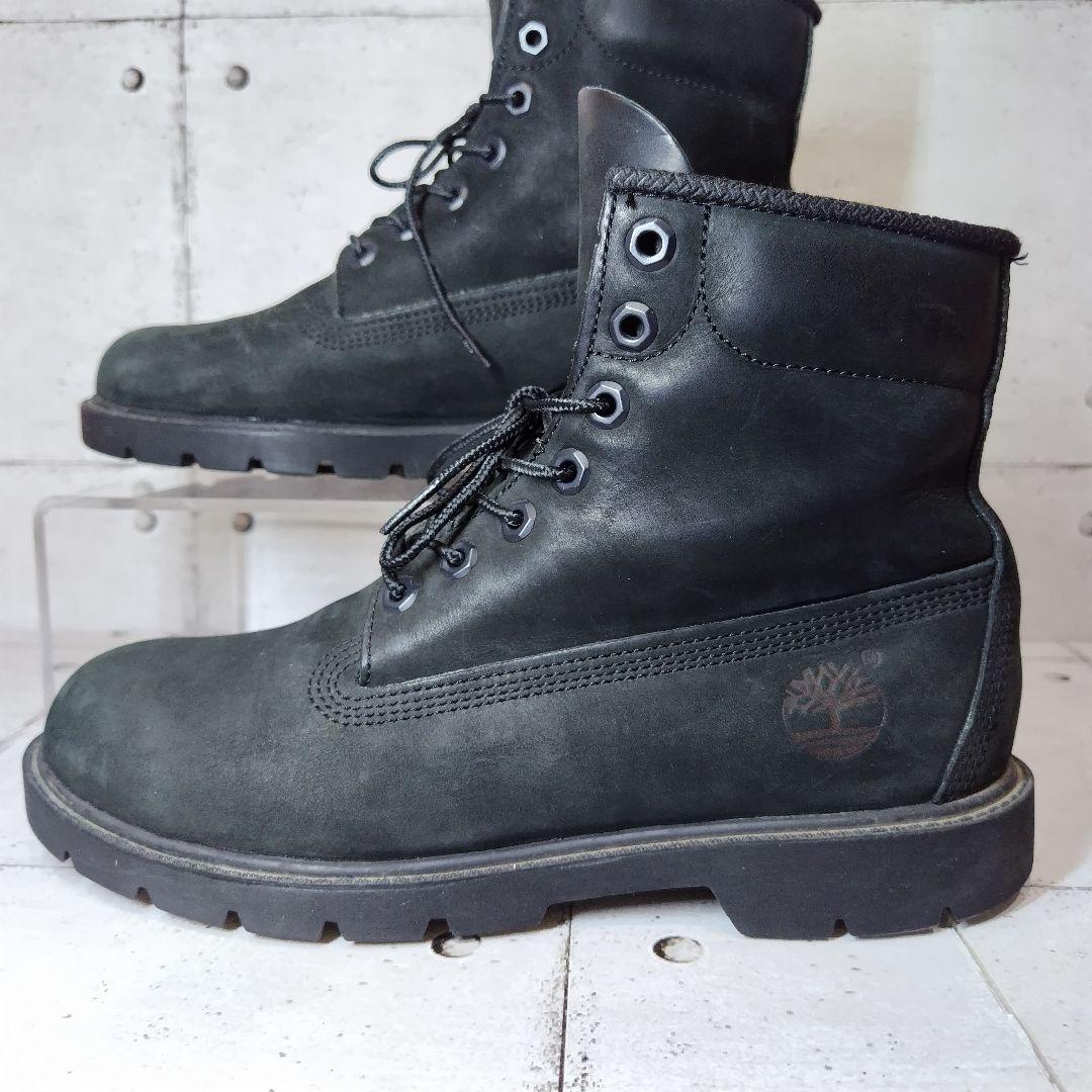 ティンバーランド 10042 6インチブーツ 黒 ブラック ヌバック 8W