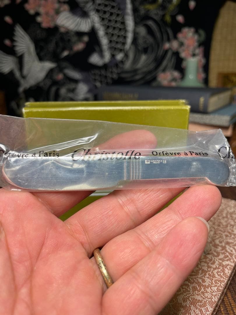 U*a様 希少 クリストフル アールデコ バターナイフ 6点 紙箱入り