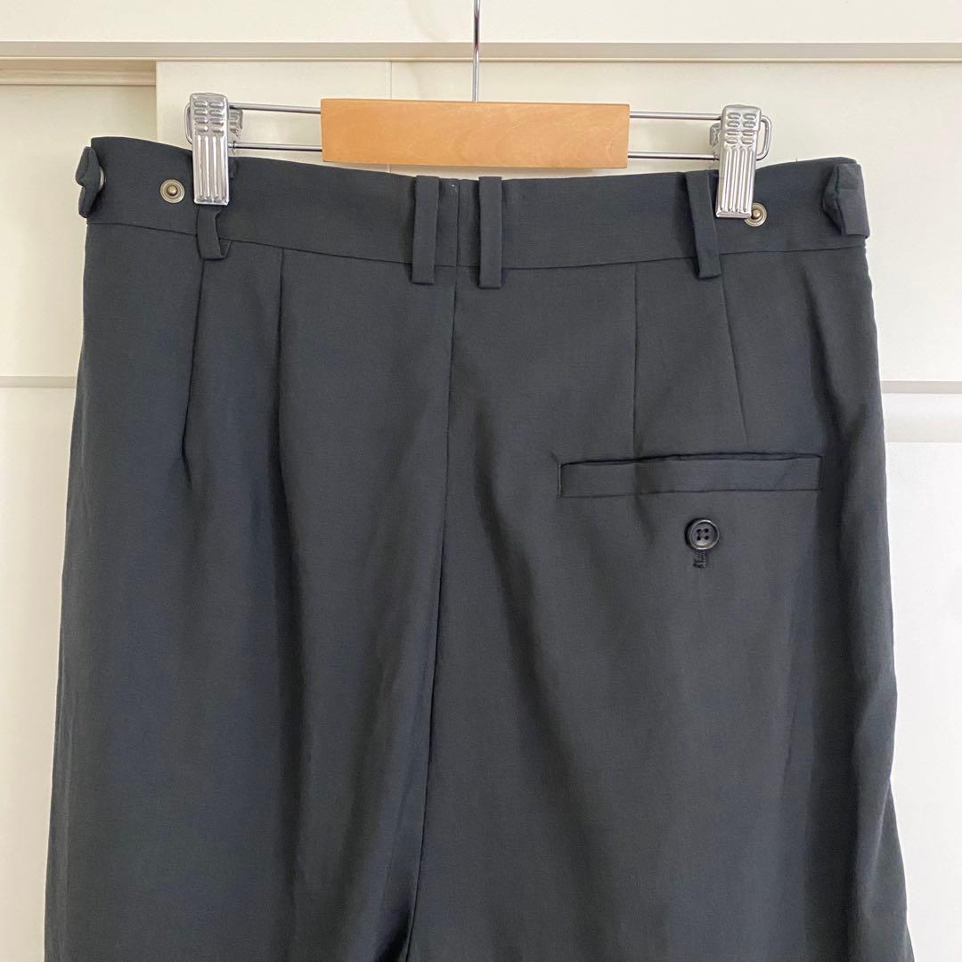 6 ROKU トロピカル クロス ハーフパンツ ショーツ グレー 36 美品