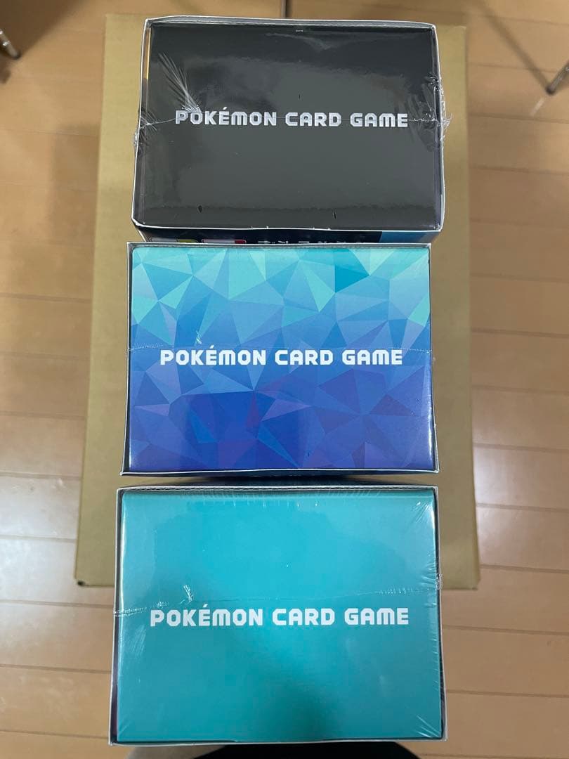 ポケモンカード未開封シュリンク付きデッキビルドBOX