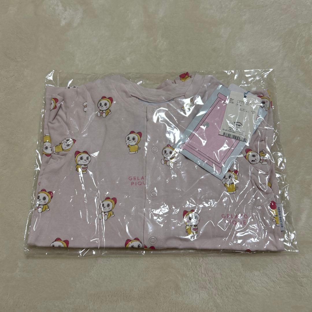 【新品・未使用】gelato pique ロンパース70＆スタイ ドラミちゃん
