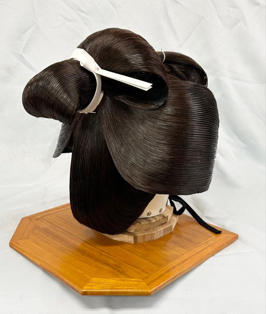 日本髪かつら　大衆演劇かつら　しげもり中サイズ　　つぶし島田