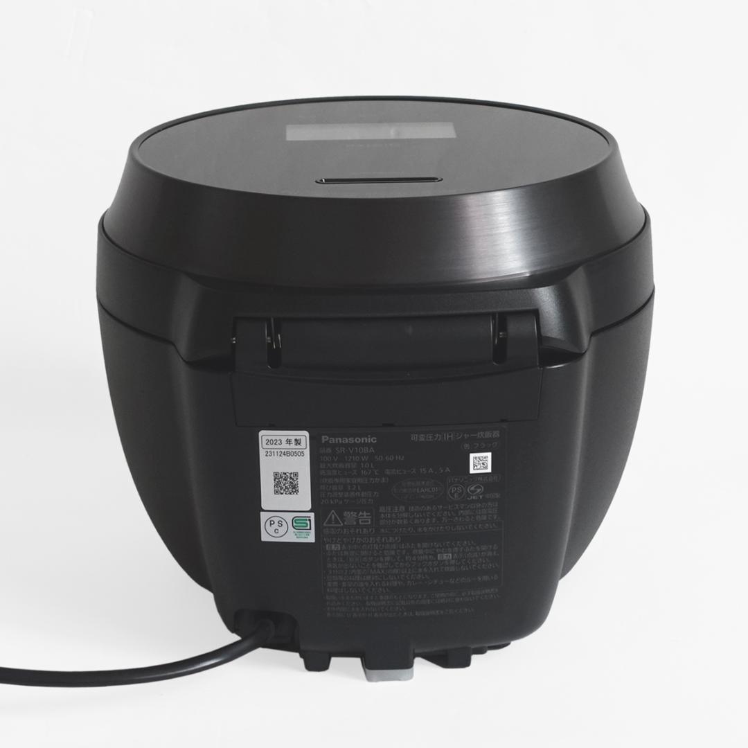 パナソニック ビストロ 可変圧力IH炊飯器 SR-V10BA ブラック