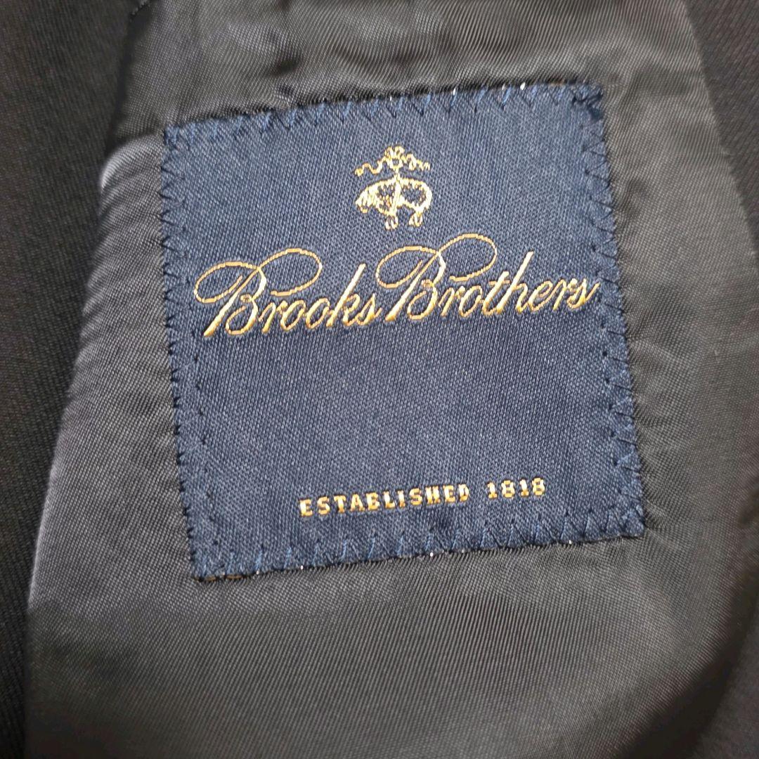 ブルックスブラザーズ 金ボタン 紺ブレ 段返りダークネイビー ロゴボタン 3B