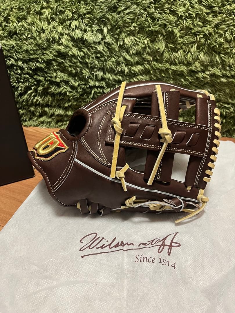 ウィルソンスタッフ 硬式グラブ D5型 Dブラウン×キャメル紐