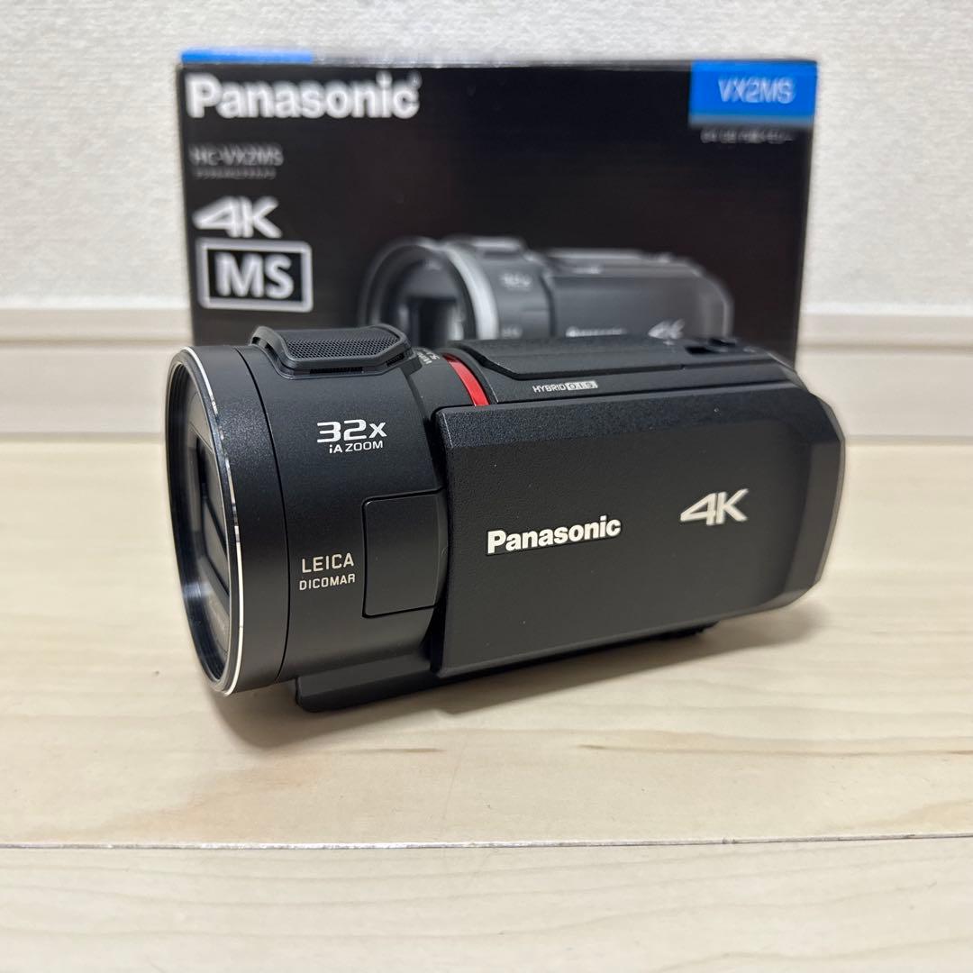 Panasonic HC-VX2MS 4Kビデオカメラ 光学32ズーム