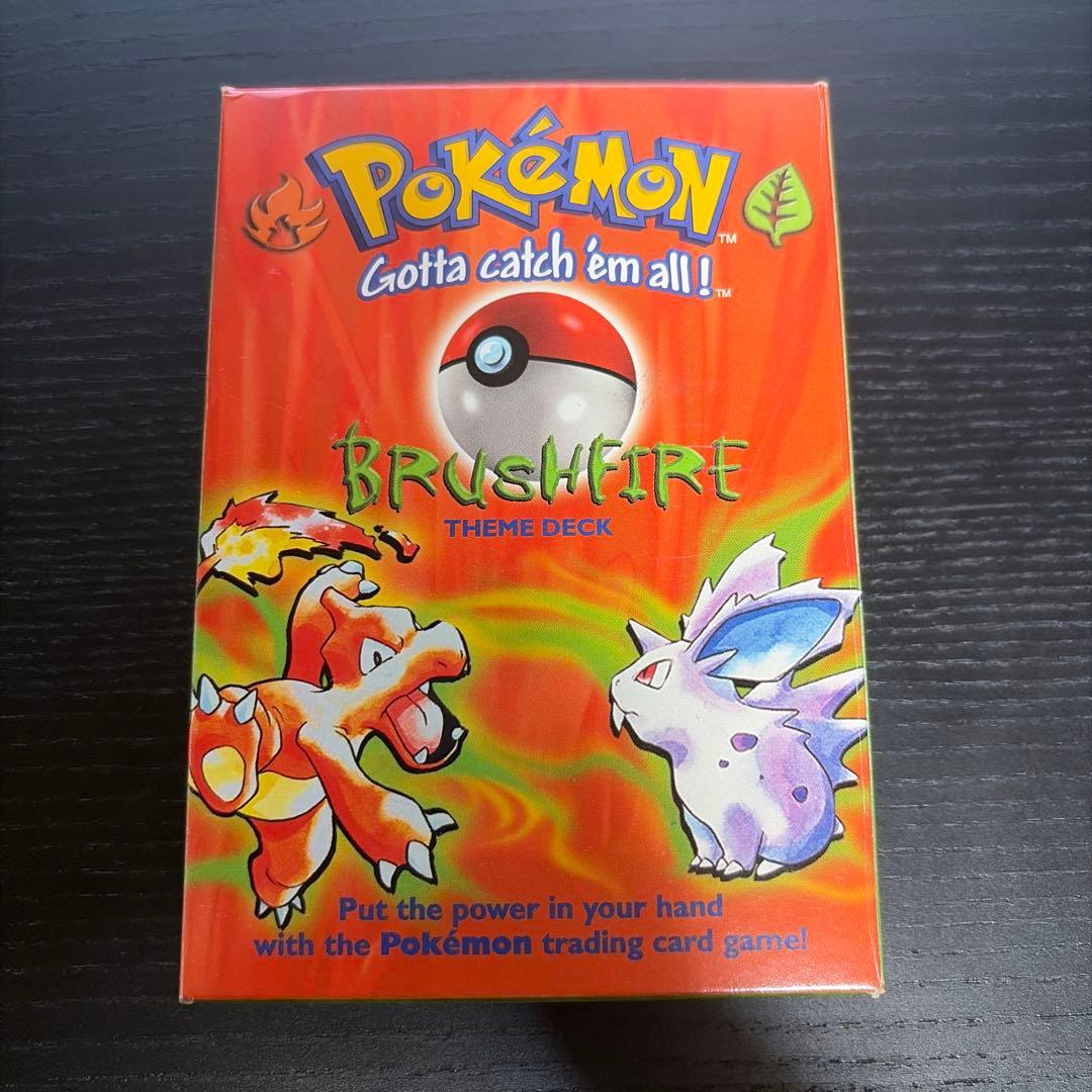 英語版 Pokémon Card BRUSHFIRE THEME DECK