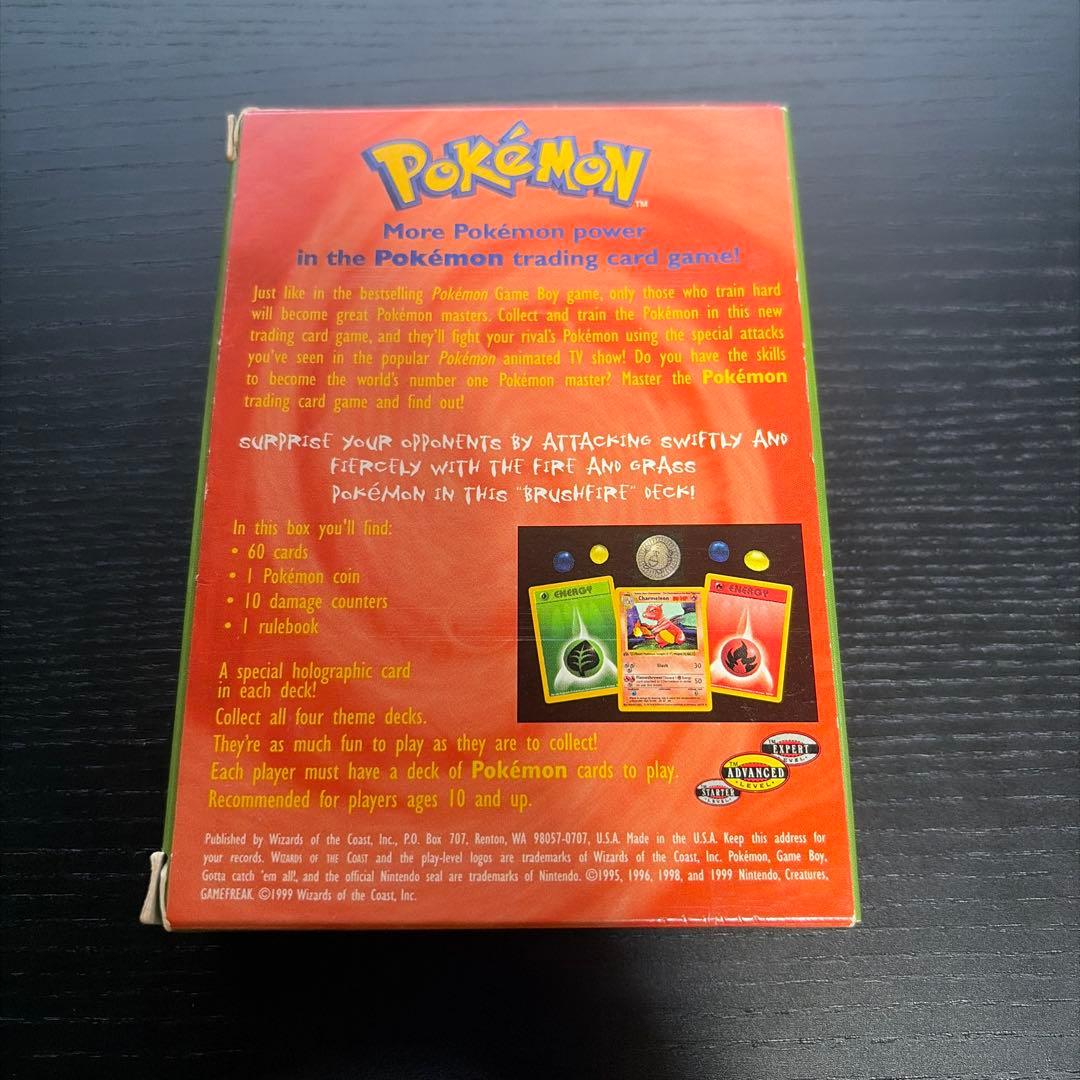 英語版 Pokémon Card BRUSHFIRE THEME DECK