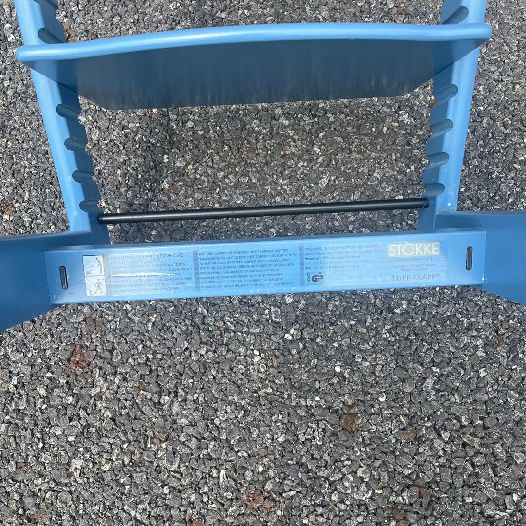 希少　限定色　ストッケ　トリップトラップ　シリアル3　ダークブルー　ハイチェア