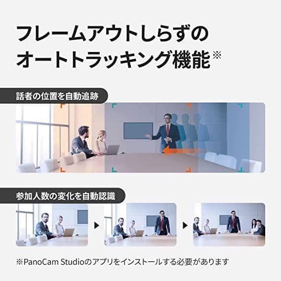 会議室 ウェブカメラ 180度 広角 1200万画素