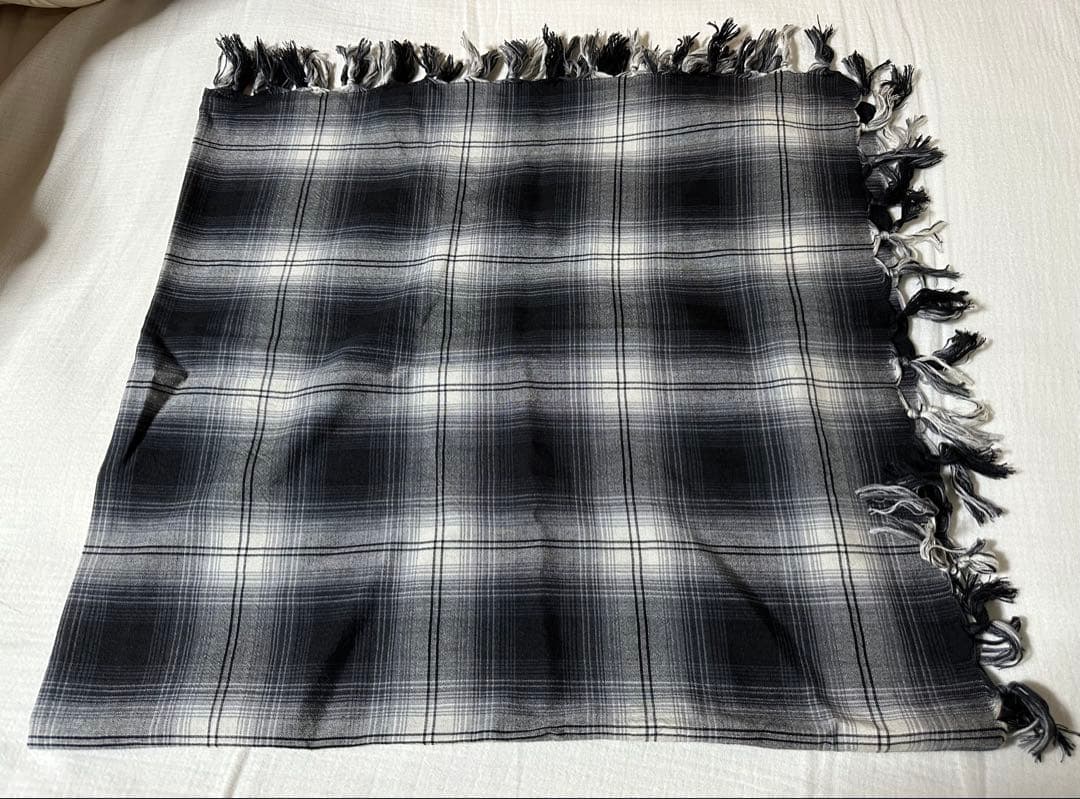 NUMBER (N)INE ナンバーナイン 07AW チェック柄ストール