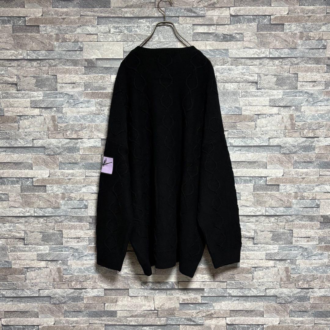 RAF SIMONS×FRED PERRY Patch Cable Knit