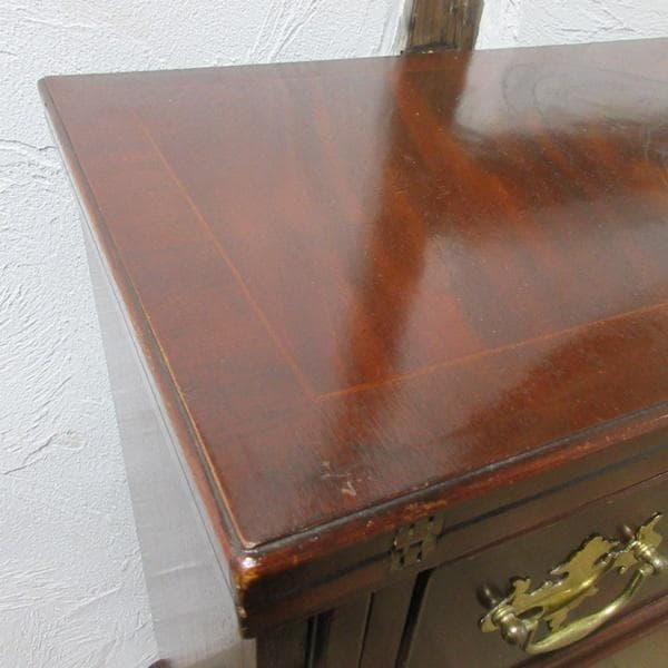 イギリス アンティーク 家具 ライティングチェスト 4段引き出し 6106c